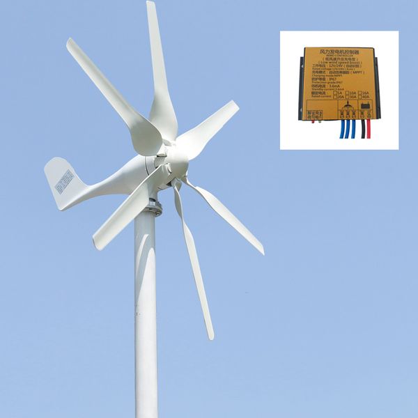 

800w 12 6 blades horizontal wind generator wind turbines generator windmill energy turbines charge for home camping