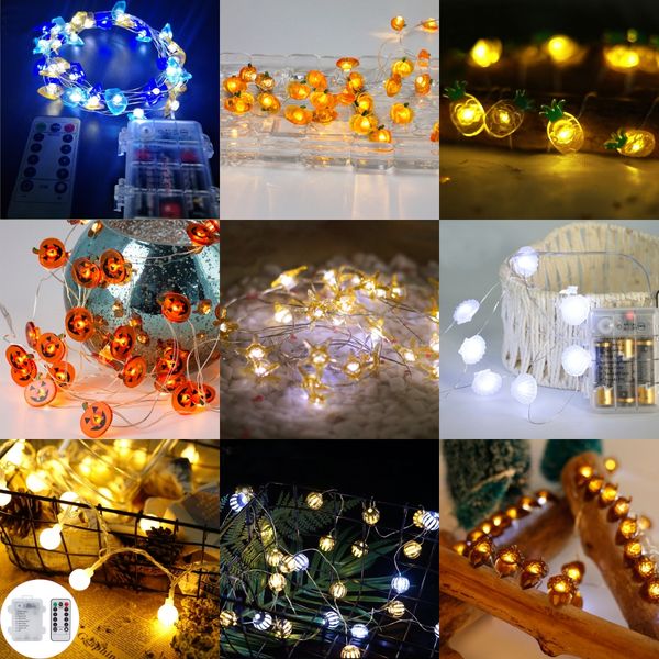 20 LEDs String Fairy Lights Battery Operate Xmas Party Room LED String Copper Wire Fairy Lights Battery USB 12V Xmas