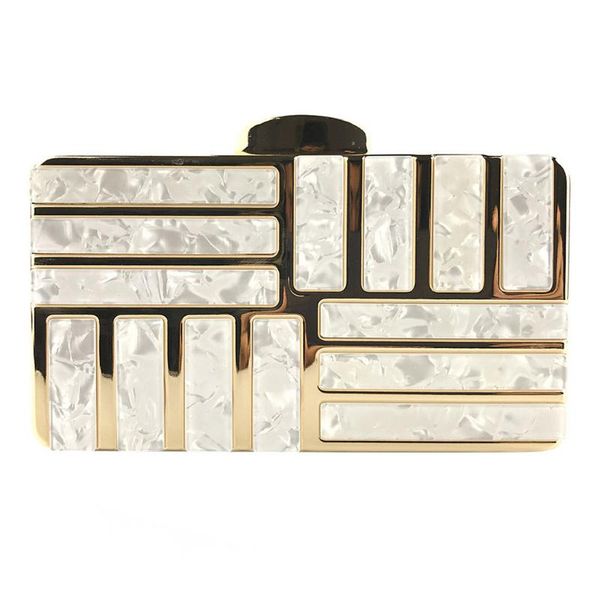 

сумка женщин цепи marble шаблон подарка девушки crossbody партии вечера сцепления свадебной моды изысканный кошелек акриловые украшения