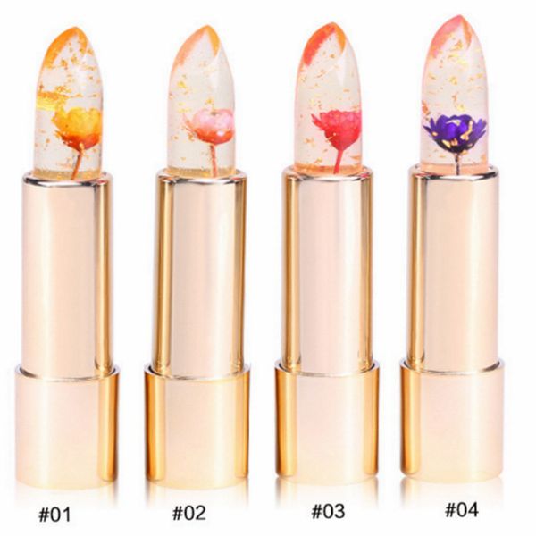 

flower matte lipstick flower long lasting magic color temperature change flower lipstick with mirror 4colors rra1798