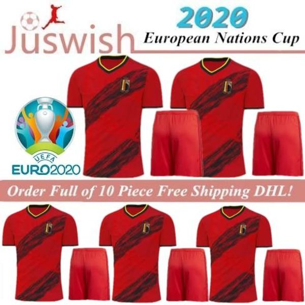 

2019 2020 european cup belgium soccer jersey national team home e.hazard maillot de foot lukaku camisetas de bruyne football kit mayorista, Black