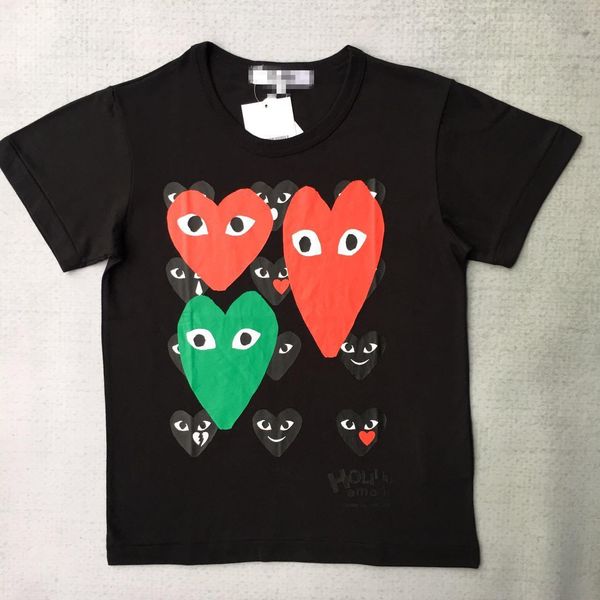 

fashion sell fashion com mens designers t shirt grey black heart des garcons black polo t-shirt made in japan junya homme plus, Gray