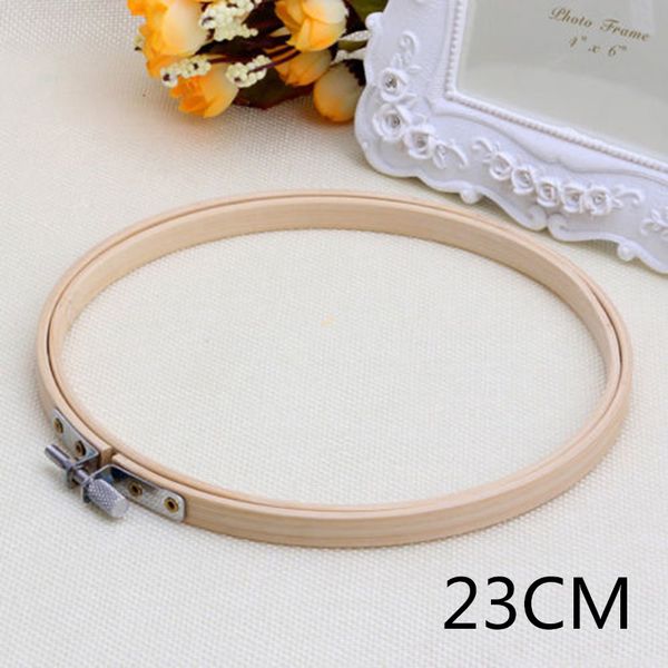 

diy embroidery stand bamboo cross stitch hoop frame ring 15/18/20/23/26cm 1pc, Black