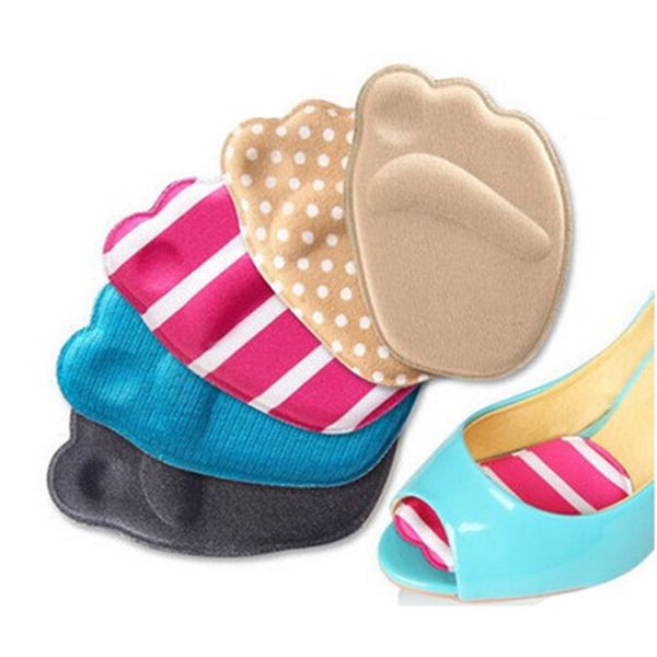 

forefoot insoles shoes sponge pads high heel soft insert anti-slip foot protection pain relief women shoes insert cushion, Black