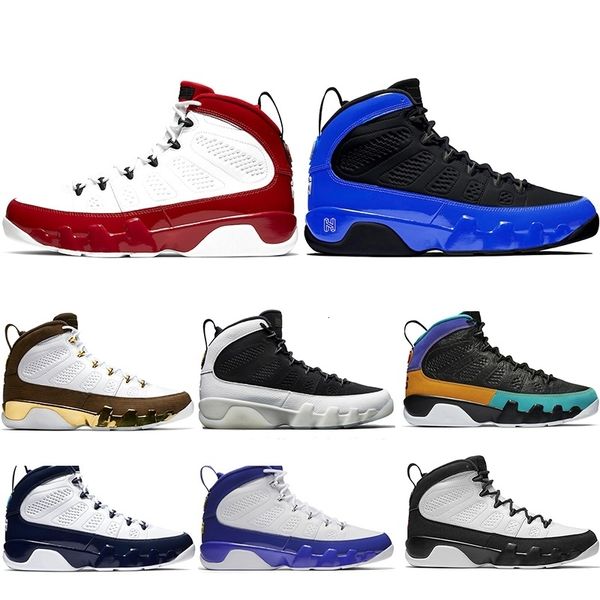 

2020 fashion 9 men basketball shoes 9s chaussures unc dream it do it gym red racer blue trainers sports sneakers size 7-13