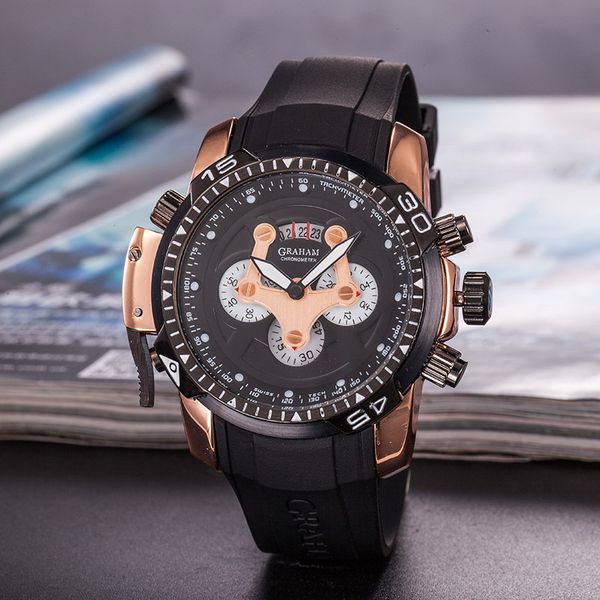 

mens watch rubber rose gold quartz movement mens stainless steel watches wristwatch ing, Slivery;brown