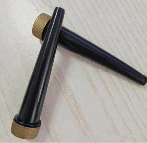 

vape 98mm 120mm pre rolled cone tube CR cap child resistant blunt doob food grade PP vial clear black green blue purple color