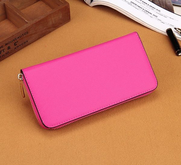 

wholesale designer wallet handbags famous brand fashion single zipper luxury designer women pu leather wallet lady ladies long purse, Red;black