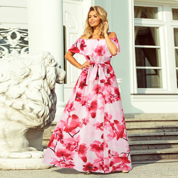 

the selling new american cross-border trade dress amazon style evening dress with one-shoulder vintage dress, White;black