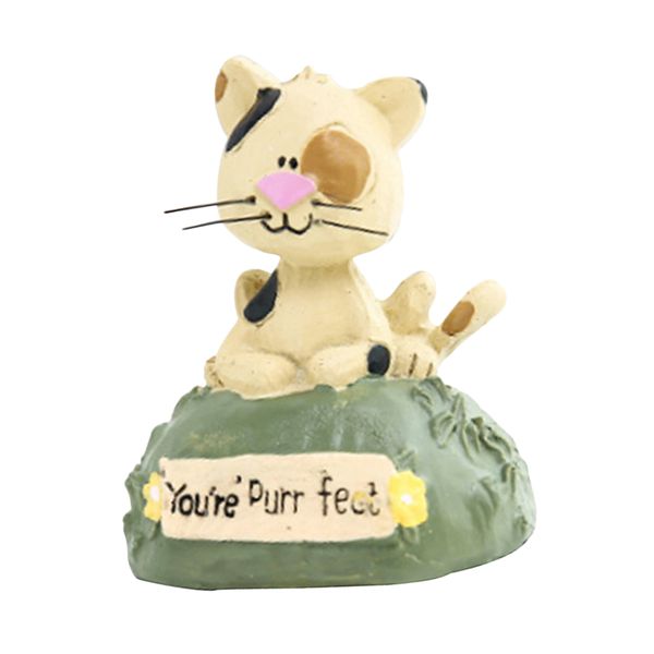 

lovely kitty cat figurines statues art crafts office bar club pub decoration