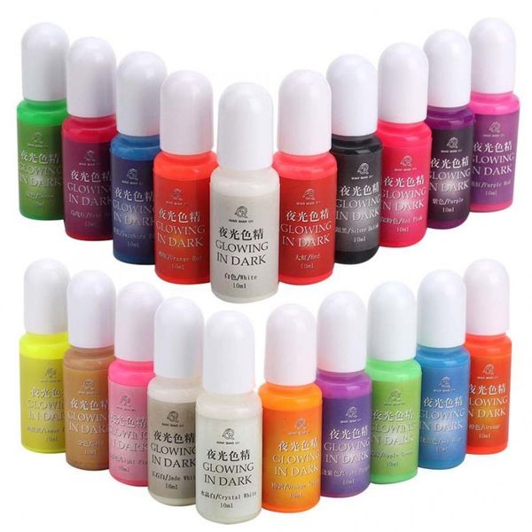 

10 colors epoxy resin coloring dye colorant pigment jewelry artifact diy accessory new diy luminous pigment jewellery tools i