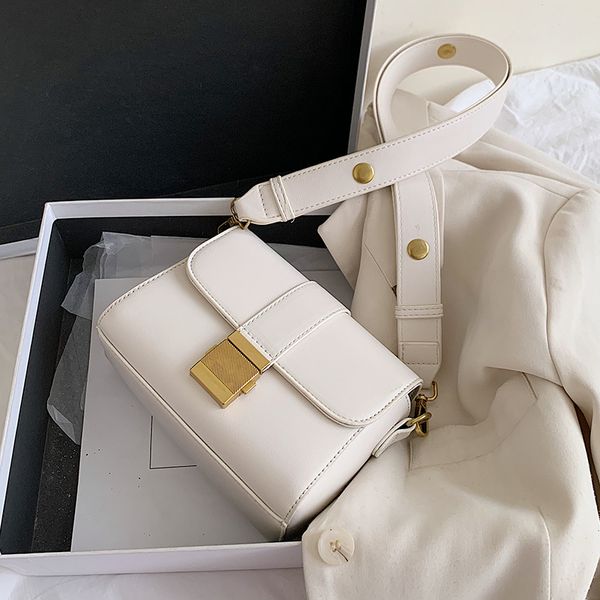 

wide shoulder strap pu leather crossbody bags for women 2020 simple solid color shoulder handbags female travel cross body bag