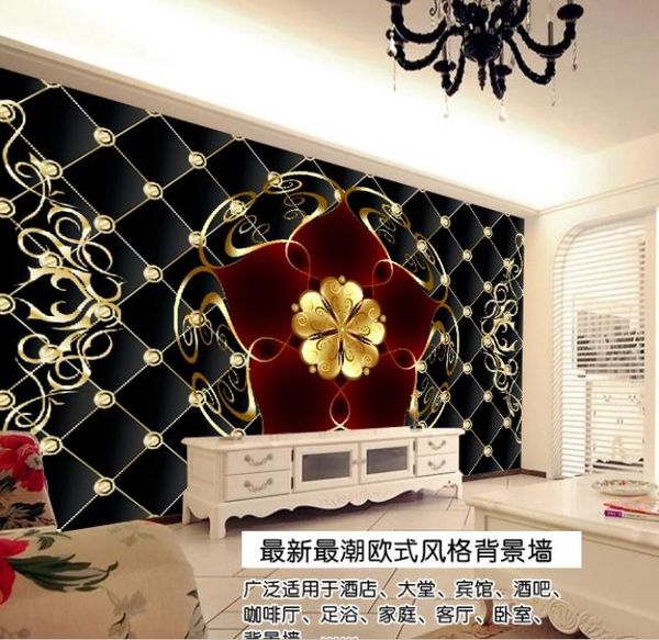 

custom 3d mural wallpaper creative extended glory wall painting silk wallpaper