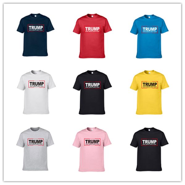 

men women donald trump 2020 t-shirt round neck short sleeve modal t-shirt make america great again letter print casual tees s-3xl d22502, White