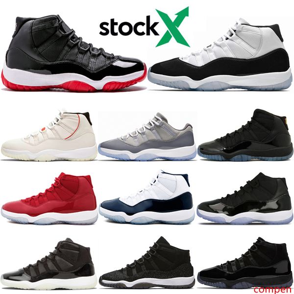 

air&nbsp&nbsp basketball shoes for men women 11 11s stock x bred high gym red prom night cool grey navy gum sports trainers