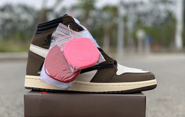 

2019 1s OG TS SP Travis men basketball shoes with box 1s sneaker trainer top quality free shipping