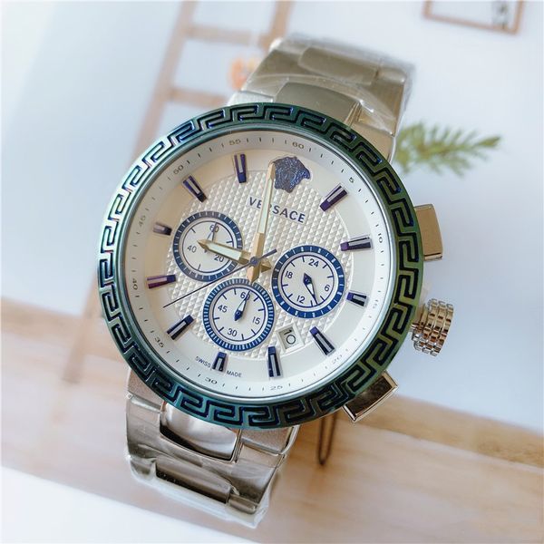 

Роскошные мужские часы кварцевые секундомер все функции все указатели работать босс водонепроницаемый человек хронограф Royal Oak наручные часы MONTRE Homme