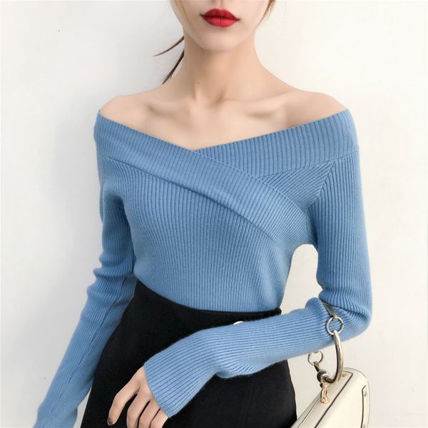 

one word lead strapless solid color self-cultivation rendering unlined upper garment jacket knitting unlined upper garment, White;black