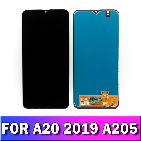 

super incell oled lcd display for samsung galaxy a20 a205 2019 a205f sm-a205f,sm-a205f/ds lcd display touch screen digitizer assembly