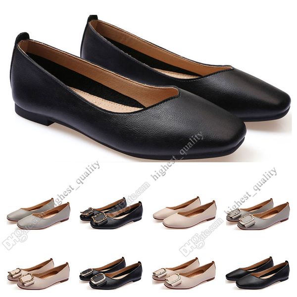 senhoras sapato lager tamanho 33-43 mulheres menina couro nu preto cinzento cinzento novo trabalhando casamento festa vestido sapatos seis