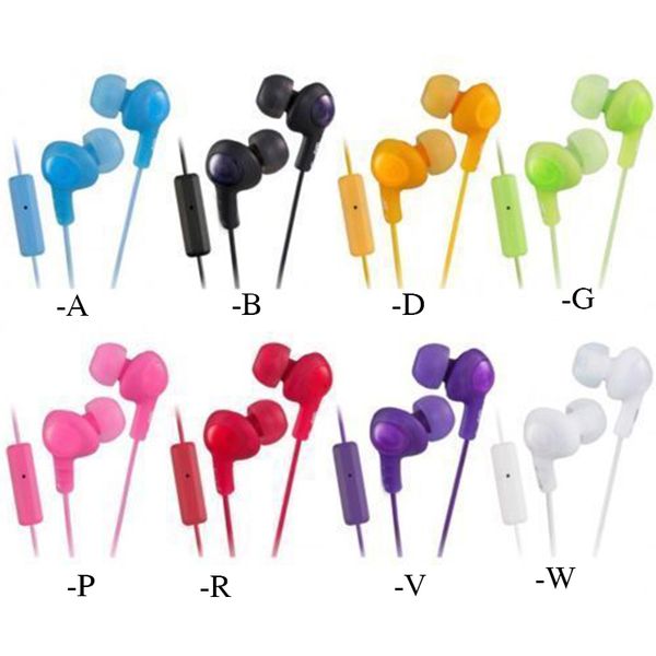 

seller gumy gummy earphone earbuds 3.5mm headphone ha-fr6 gumy plus with mic for samsung dhl ship