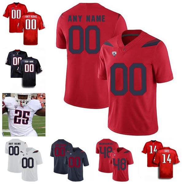 

arizona wildcats college football jerseys tayvian cunningham jersey thomas reid iii stanley berryhill iii grant gunnell custom stitched, Black