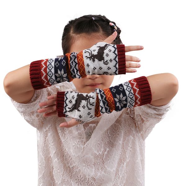 

spring autumn women wool arm warmers winter fashion fingerless gloves button knitted mitten long gloves guantes tactical gloves, Blue;gray