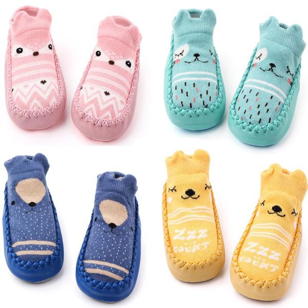 

baby boy girl shoes newborn toddler soft socks animal handmade cotton soft sole infant first walkers indoor baby crib shoes