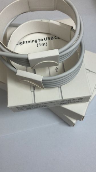 

100pc 1m 3ft data u b data charger cable for iphone x 5 6 7 8 with retail box