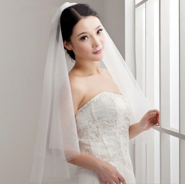 Bride Headdress 2019 New Simple Soft Tulle Veil Bridal Hair