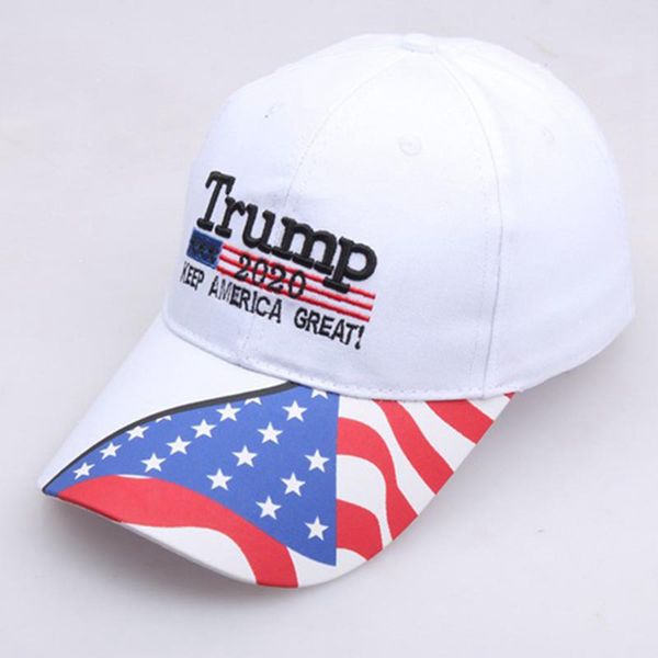 

make donald great trump cap baseball america 2020 again hat outdoor flag usa striped cap sports print star ljja3625-13 nefva, White;black