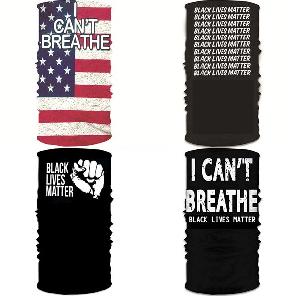 

я не могу дышать! нас бандан глава защитной маски для лица шеи gaiter snood головного убора beanie пробка шарф unisex на складе # 219, Black