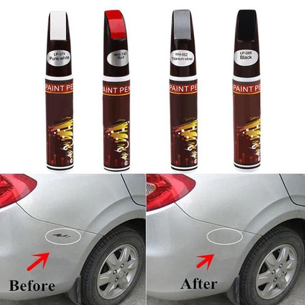 

car colors fix coat paint pen touch up scratch clear repair remove tool 5 colors