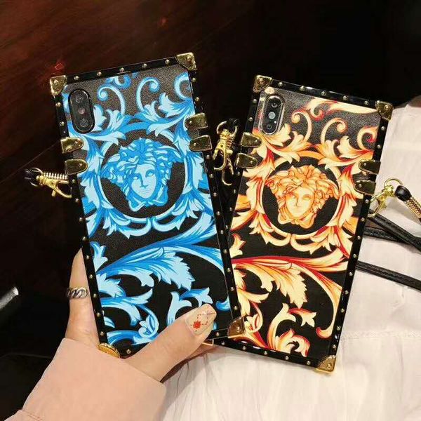 

19 de igner phone ca e for iphonex x xr x max 7p 8p 7 8 6p 6 p 6 6 luxury phone ca e brand iphone ca e with lanyard 25 tyle