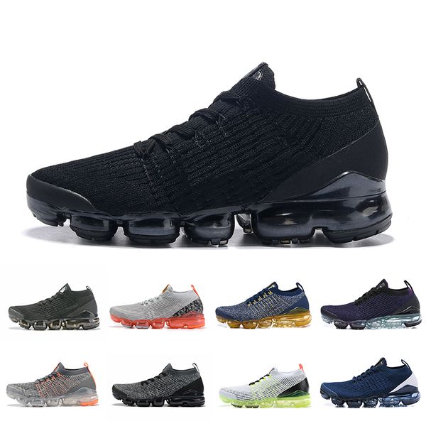 

running shoes classic fly 3.0 knit flagship shoes men&women triple white black grey knitting trainers designer sneakers 36-45, White;red