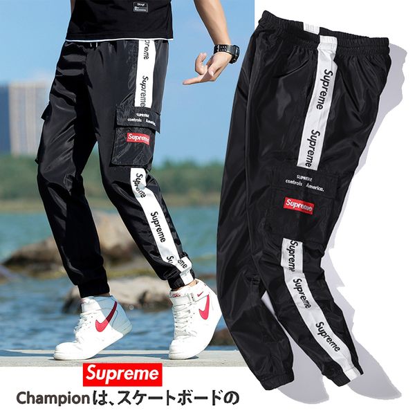 

brand women mens designer sweatpants cargo track yoga pants luxury trousers mens jogger pants drawstring long pants casual couple pant 685, Black
