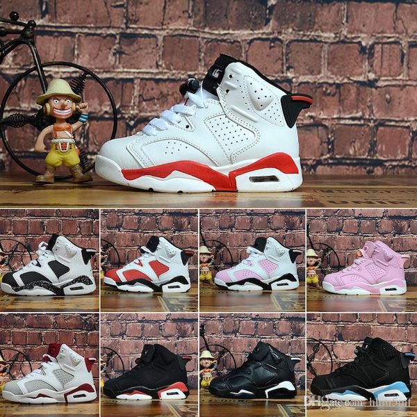 

2019 мужская баскетбольная обувь ретро jumpman j6 белый инфракрасный черный цемент дети горячие продажи кроссовки сапоги, Black