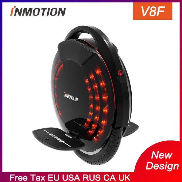 

2020 original inmotion v8f unicycle widen pedal built in legpads one wheel eletric wheel
