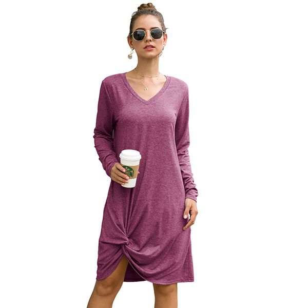 

дизайнерские женские платья осень и зима новые роскошные женские платья с асимметричным повседневным брендом с длинными рукавами платье с вы, Black;gray