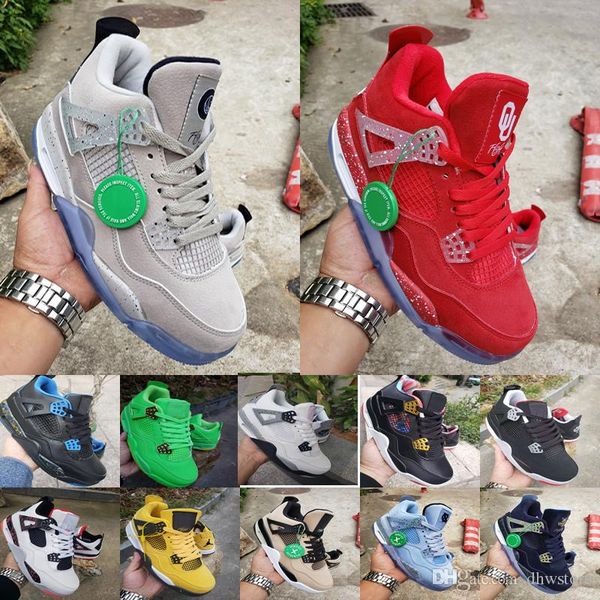 

mens dress shoes retro mushroom jordan luxury designer sneakers fashion 4 leather tyle mens designer trainers online store, Black