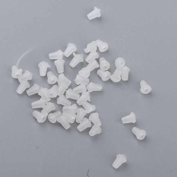 

pack of 50pcs rubber shank hook s 3.5mm fishing hook beads clutch sers
