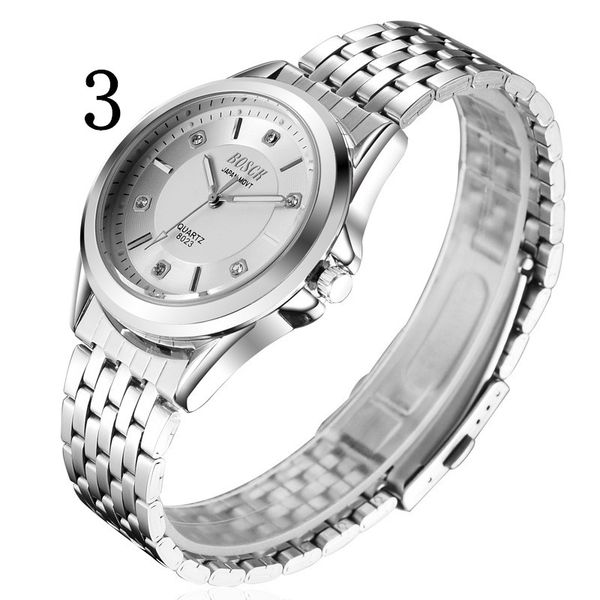 

2019 new fashion student watch couple table automatic classic table work class tide male 45#, Slivery;brown