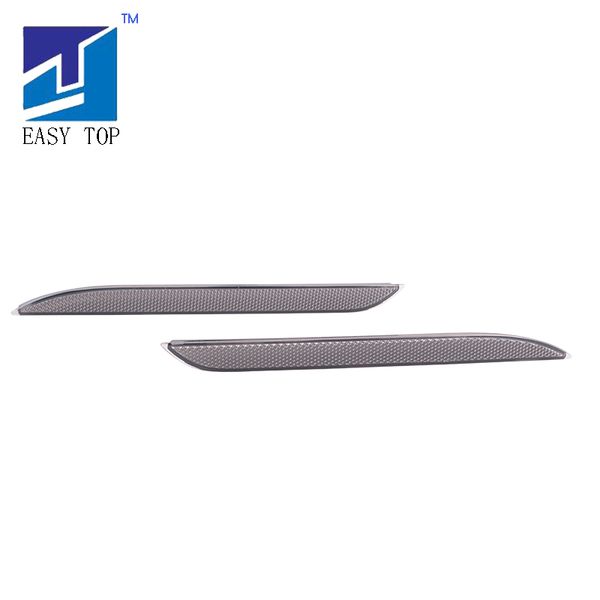 

smoke black rear bumper reflector for mustang 2015-2017