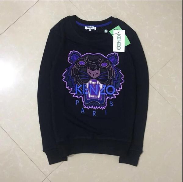 

New japan embroidery tiger head men women hoodie hip hop treetwear hoodie xxl 13 kenzo hoodie, Black
