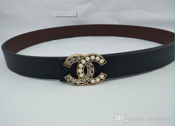 

smooth big buckle men women belts fe designer luxury belts womens 105-115cm18 df313, Black;brown