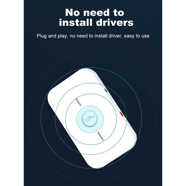 

2in1 mini usb bluetooth 5.0 adapter deskaudio receiver and transmitter