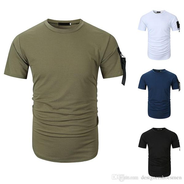 

luxury panelled zipper mens tee casual short sleeves t short designer sport fashion mens male clothing, White;black