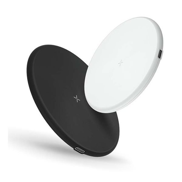 

new qi fast charging ultra-thin wireless charger for huawei apple mobile phone wireless headset 10w deskround wireless charger