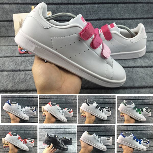 

2019 Горячие Продажи классических Любителей Моды Stan Smith Hook and Loop Мужчины Женщины Мал