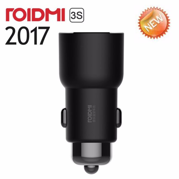 

xiaomi roidmi 3s fm wireless bluetooth car charger dual usb music player with smart app for iphone 7 plus 6 6s 5s & android